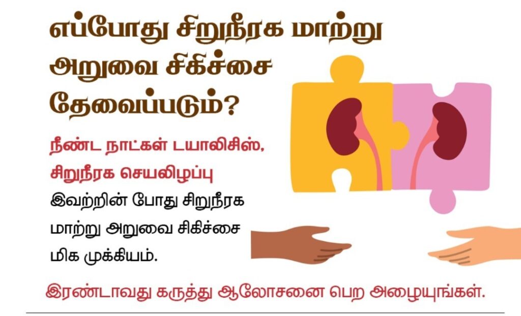 when you need kidney transplant
